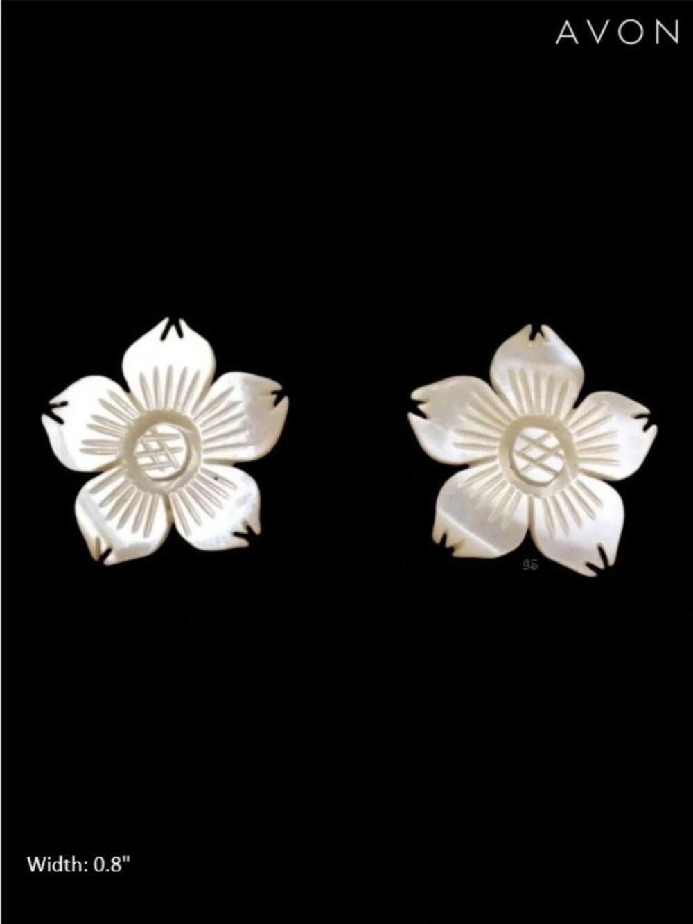 🎉HP🎉 Vtg Handcrafted MOP Floral Pendant Tropical Necklace - Pick Your Earrings - Picture 8 of 15